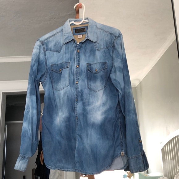 Guess Other - GUESS Lincoln Denim Button Down Shirt